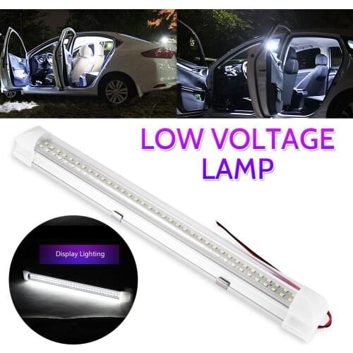 T5 LED Tube Lamp DC 12V 72 LEDs Automobile Compartment Light 500LM Wardrobe Cupboard Closet Kitchen Under Cabinet Lighting