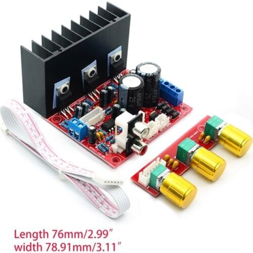 TDA2030A 2.1 Super Bass 2.1 Subwoofer Amplifier Board Three-Channel Speaker Amplifier Board B2EF