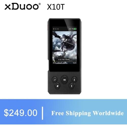 XDUOO X10T II DSD128 PCM 384KHz/32Bit X10TII High Performance Lossless Music Bluetooth Digital Turntable MP3 Player