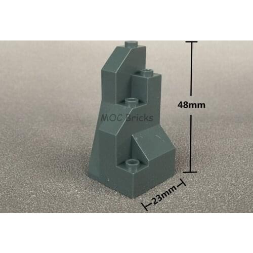20pcs/lot MOC bricks DIY s559 Dark gray Hill / Mountain Rockery Stone Rock Educational Building Blocks figure kids gifts