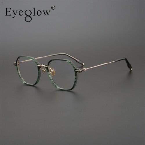 2020 Glasses Frame Titanium Prescription Glasses Women Myopia Eyeglasses Frames for men Vintage Japan Designer Brand Glasses