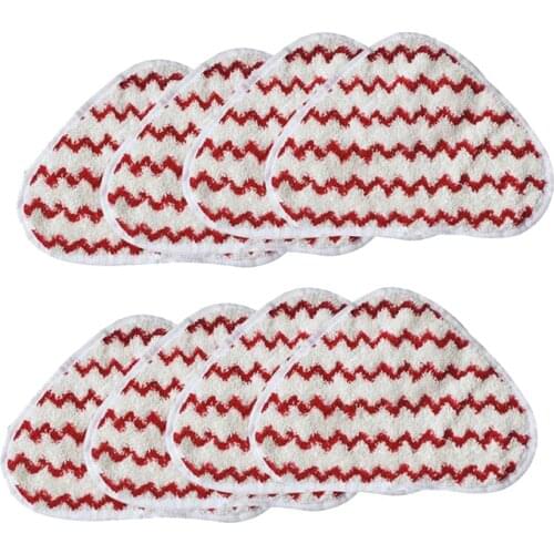 8 Pack Microfiber Pad Replacement Covers for Vileda Steam Cleaner Accessories Home Kitchen Cleaning