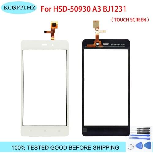 White For HSD-50930 A3 BJ1231 Touch Screen Touch Panel Sensor Cell phone Accessories +Tools