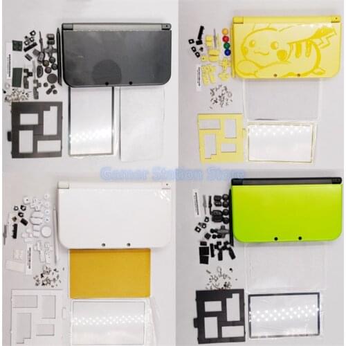 12sets High quality Full Set For Nintend new 3DS LL Game Console Case Cover for New 3DS XL/LL Replacement Housing Shell Case