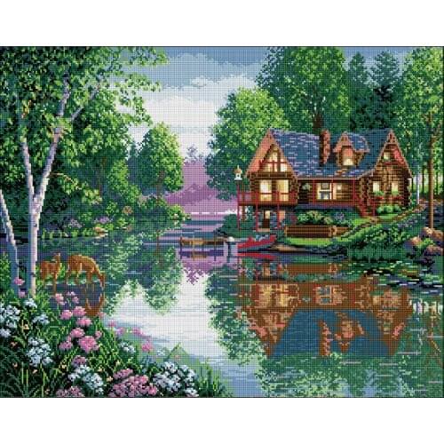 DIY Diamond Embroidery 5D Landscape Diamond Painting Full Square Diamond Mosaic Needlework Crafts Home Paintings F3600