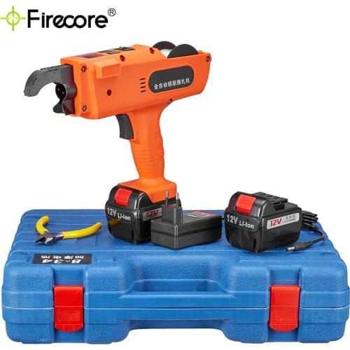 Rebar Tier Binding Machine 12V 3000mAh Automatic Rebar Tying Machine Cordless Wire Lithium Battery