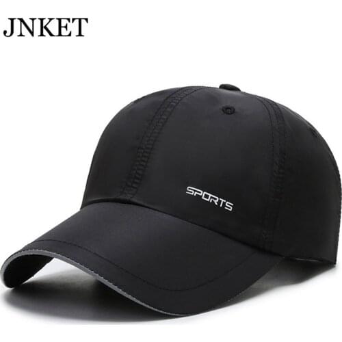JNKET New Unisex Baseball Cap Summer Hat Quick-dry Baseball Hats Adjustable Snapback Hat Gorras Casquette