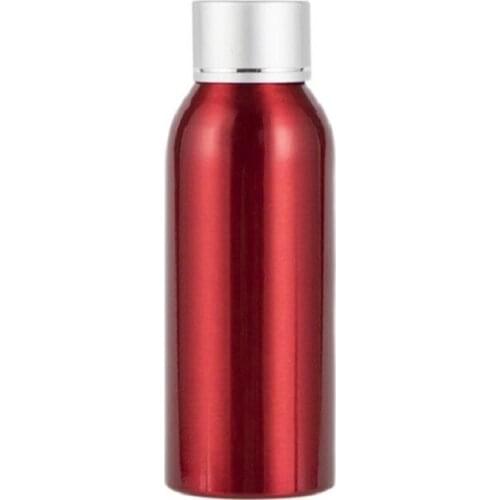 100ml Red Aluminum Bottle High-grade Cosmetic Packing Empty Toner Bottle 10pcs/lot