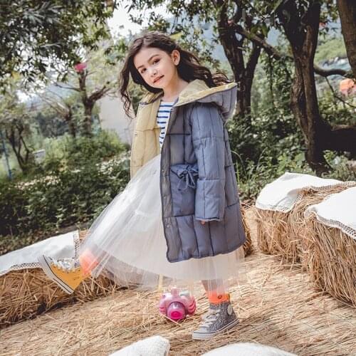 Girl Winter Jacket Childrens Thicken Jacket Kids Cotton-padded Clothes Winter Jacket Girl Park Lively Winter Hoodie Coat Girls