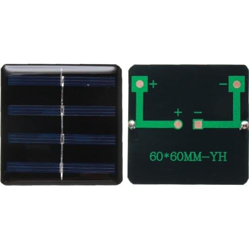 Mini Solar Cell Silicon Epoxy Power Charge Module Solar System DIY For Battery SolarPanel 2V 80mA130mA Phone Chargers Portable