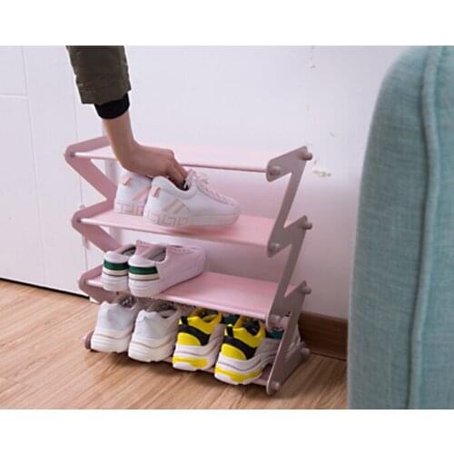 Multi-Layer Cabinet Shoe Rack for Shoe Cupboard Foldable Shoe Organizer Holder Book Shelf Storage Organizers High Heels Rack