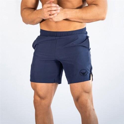 2021 Mens Fashion Gym Training Shorts Men Sports Casual Clothing Fitness Workout Running Quick-drying Compression Shorts