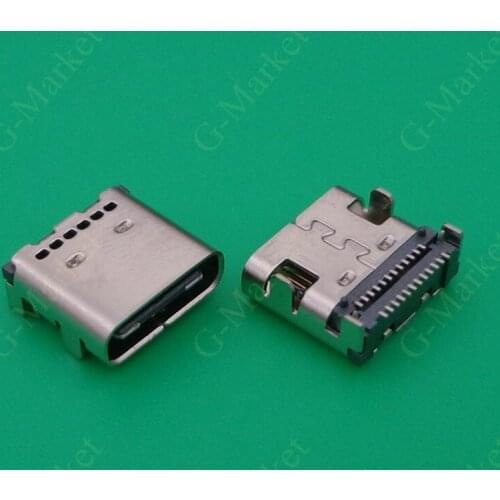 New Type C USB Female Jack C USB Power Connector Charge Dock port Plug Hot 30pcs/lot