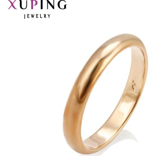 Xuping Jewelry Popular Design Charm Style Wedding Ring with Gold Plated 10938