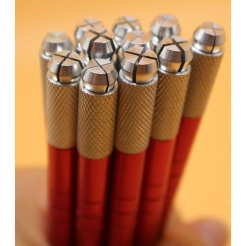 10Pcs Aluminum Alloy Manual Eyebrow Tattoo Pen For Permanent Makeup Cosmetic 3D eyebrow tattoo embroidery Microblading needle