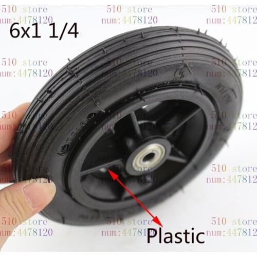 6X1 1/4 Tire with Inner Tube fits many gas electric scooters and e-Bike 6 inch A-Folding Bike 6 X 1 1/4