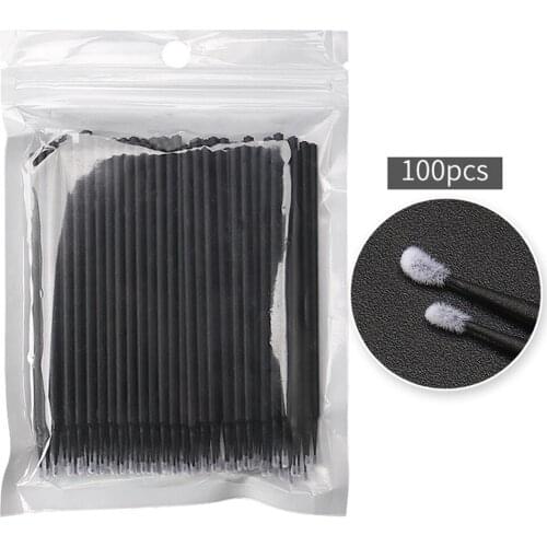 100Pcs/Bag Durable Micro Disposable Eyelash Extension Makeup Beauty Individual Applicators Mascara Removing Tools Eye Lash