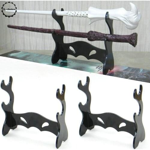 2Pcs Magic Wand Display Stand Two Tiers Sword Holder Bracket Rack For Potter Dumbledore Hermoine Magic Wand Adult Kid Xmas Gift