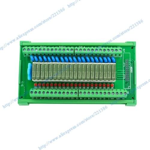 20 channels Pa1a relay module 24V 5A Module driver board output amplifier board PLC board NPN relay module