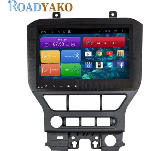 Android 10.0 Octa Core 6G+28G For Ford Mustang 2015-2019 Stereo Car Multimedia DVD Player GPS Navigation Radio Stereo 10.2 Inch