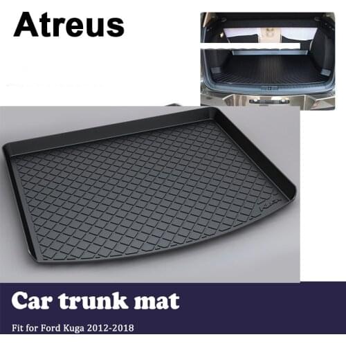 Atreus Car Trunk Cargo Floor Liner Tray Mat Cover Protection Blanket For Ford Kuga 2012 2013 2014 2015 2016 2017 2018