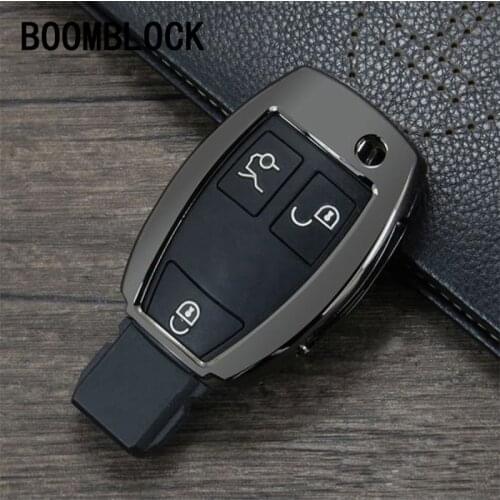 BOOMBLOCK Car-Styling For Mercedes W203 W210 W211 W124 W202 W204 W205 W212 W176 BENZ AMG Zinc alloy Car Key Cover Case Shell