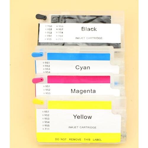 For HP 952 953 954 955 refill ink cartridge with ARC chip for HP OfficeJet Pro 7720 7740 8210 8710 8715 8718 8720 8725 printer