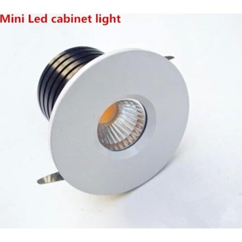 DHL 100pcs/lot Mini led cabinet light 1W/3W mini led downlight AC85-265V led lamp light include led driver free shipping