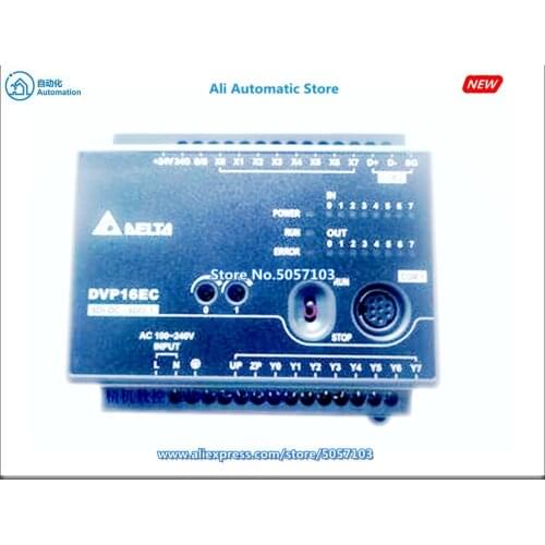 DVP16EC00T3 16-Point Host 8DI 8DO NPN 24VDC 0.5A 4-Channel 20K Input And Output Total Bandwidth 80KRS-232 RS-485 New