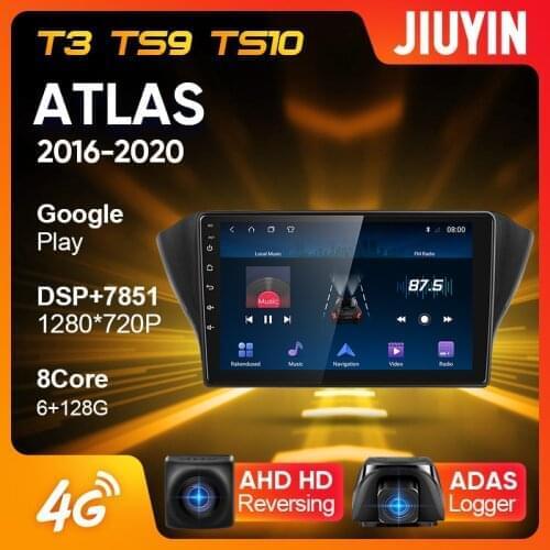 JIUYIN Type C Car Radio Multimedia Video Player Navigation GPS For Geely Atlas NL-3 2016 - 2020 Android No 2din 2 din DVD