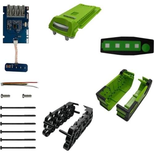 20 Core 18650 Li-Ion Battery Plastic Case Charging Protection Circuit Board PCB for Greenworks 40V Lawn Mower Cropper