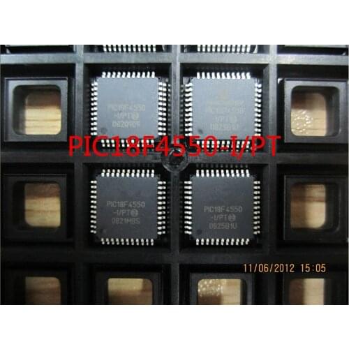 Free shipping New PIC18F4550-I/PT PTPIC18F4550 QFP44