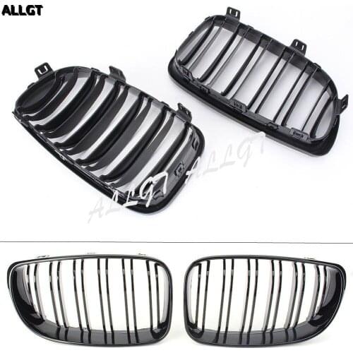 Front Center Grille Grills Black ABS fit for 2008 2009 2010 2011 BMW E81 E87 1-Series