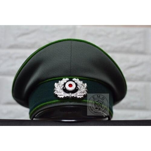 E.M.D M36 WH hat ,Grenadier. Twill Wool,(Light green floss)