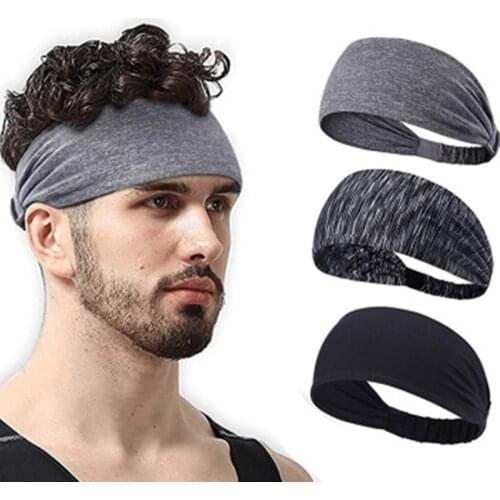Sport Headband Running Fitness Sweatband Elastic Absorbent Sweat Cycling Jog Tennis Yoga Gym Head Band Hair Bandage Men Women