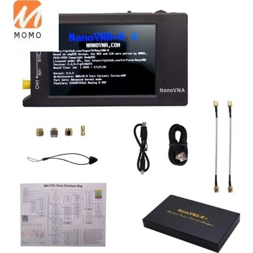 50KHz-1.5GHz Vector Network Analyzer NanoVNA Vector w/ 4" LCD Display For UHF Antenna