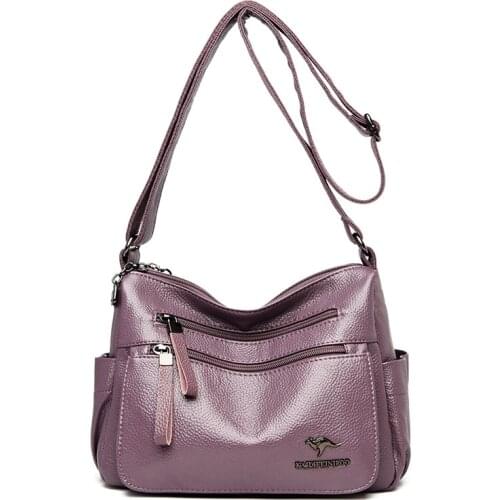 Ladies Vintage Shoulder Bag Luxury Sheepskin Handbags Women Bags Designer Soft Leather Bags for Women Crossbody Messenger Bag