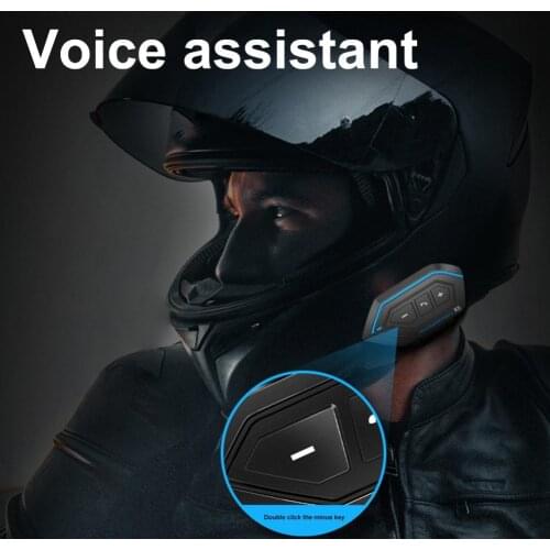 2021 Hot 50% Dropshipping!! X6 Bluetooth 5.0 Noise Reduction Rechargeable Motor Bike Interphone Headphone