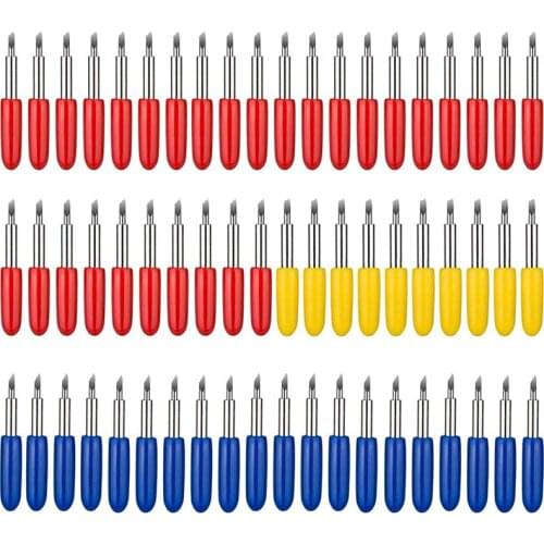 Promotion! 60PCS Blades for Cricut Explore Air/Air 2 Maker Expression Fabric Cutting Blades Replacements for Cricut