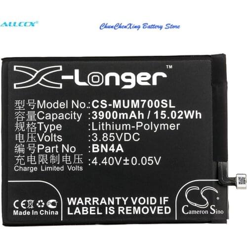 Cameron Sino 3900mAh Battery BN4A for Xiaomi/REDMI M1901F7C, M1901F7E, M1901F7G, M1901F7H, MZB7263IN, MZB7411IN, Note 7