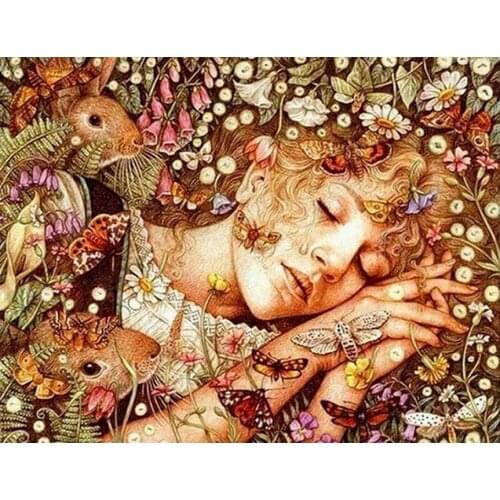 5D DIY Diamond Painting Embroidery Diamond Picture,Cartoon,Fantasy,Princess,Women,Diamond Mosaic,Christmas Decoration for home