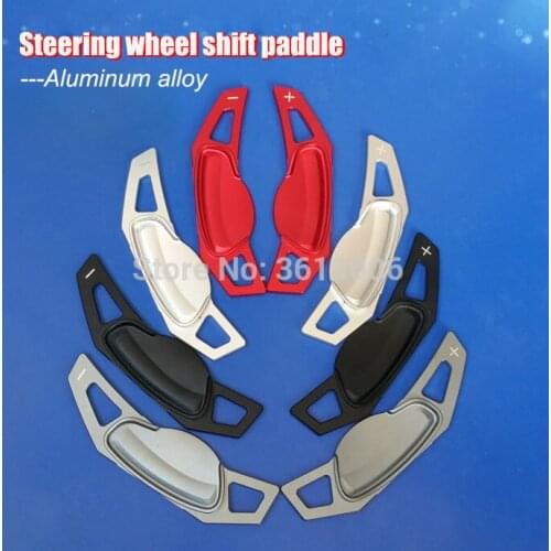 2pcs Aluminum Steering Wheel Shift Paddle Shifter Extension For Benz smart forfour 15-18 fortwo 09-18