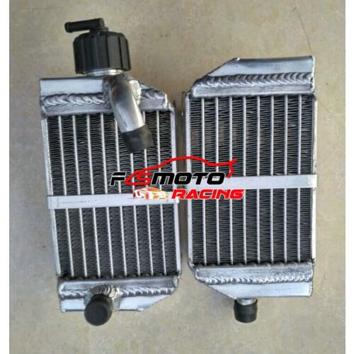 Left & Right Side Aluminum Radiator For KTM Husqvarna 50 SX SXS TC Mini 50CC 49CC SX50 SXS50 TC50 2012-2020 2016 2017 2018 2019