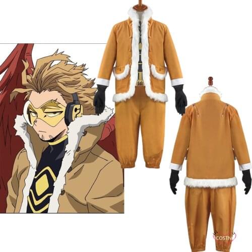 Anime My Cosplay Costume Hero Academia Cosplay Keigo Takami Hawks Costume Outfit Uniform Full Suit Halloween Carnival Costume