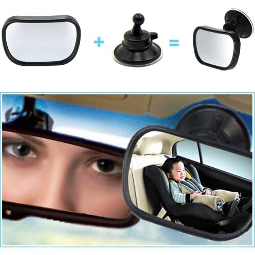 Car Mirror Baby 1Pcs Universal Car Back Rear Seat View Mirror For Baby Child Safety With Clip and Sucker car Mirror