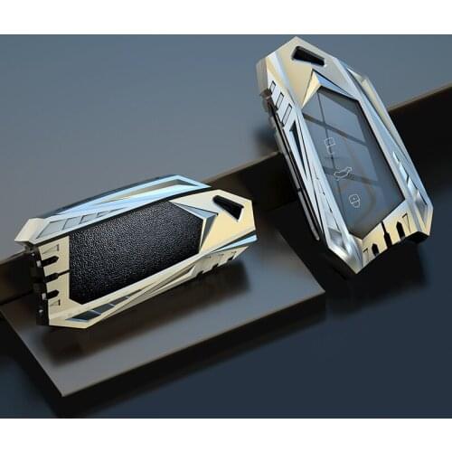 Car Key Case Remote Control Protector Cover Skin 3 Button Smart Keychian Holder For VW Volkswagen Golf 8 Mk8 2020 Skoda keychain