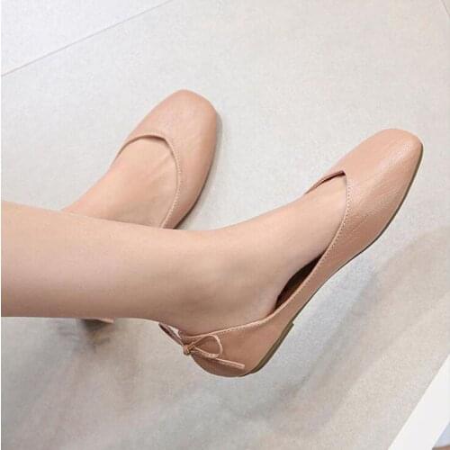 Womens Flat Shoes Ballet Shoes Breathable Knit Pointed Shoes Moccasin Mixed Color Womens Soft Shoes Women