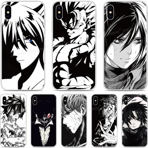 Printed Black White Anime Cover For Vsmart Active 1 Plus Star 3 JOY 4 Live BQ Aquaris X2 X Pro U U2 Lite V VS Phone Case Fundas