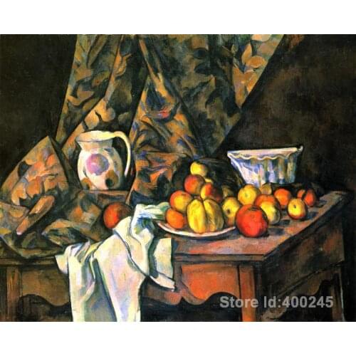Paintings by Paul Cezanne Still Life with Flower Holder wall art Hand painted High quality