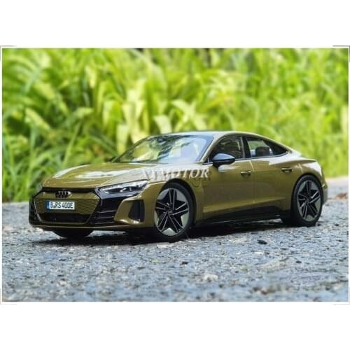 1/18 Norev For Audi RS E-tron GT Pure electric Metal Diecast Car Model Boys Girls Gifts Collection Display Yellow